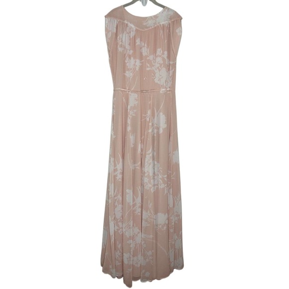 ANTHROPOLOGIE BHLDN YUMI KIM BRIDESMAID SASHAY AWAY WRAP MAXI DRESS BLUSH SZ XL - Picture 8 of 8